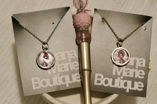 Breast Cancer Awareness Necklackes